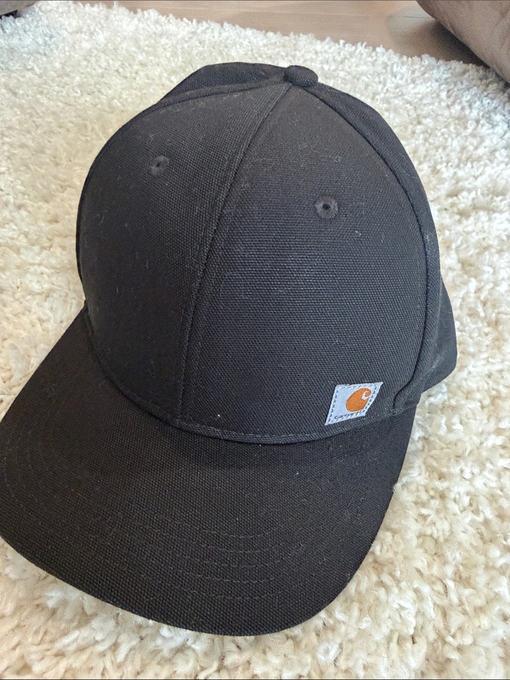 Carhartt Black Logo Patch Baseball Cap